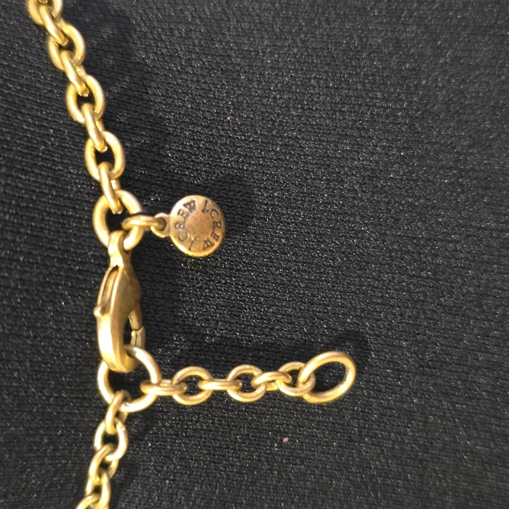 J.Crew Multicolor Crystal + Stone Statement Neckl… - image 3